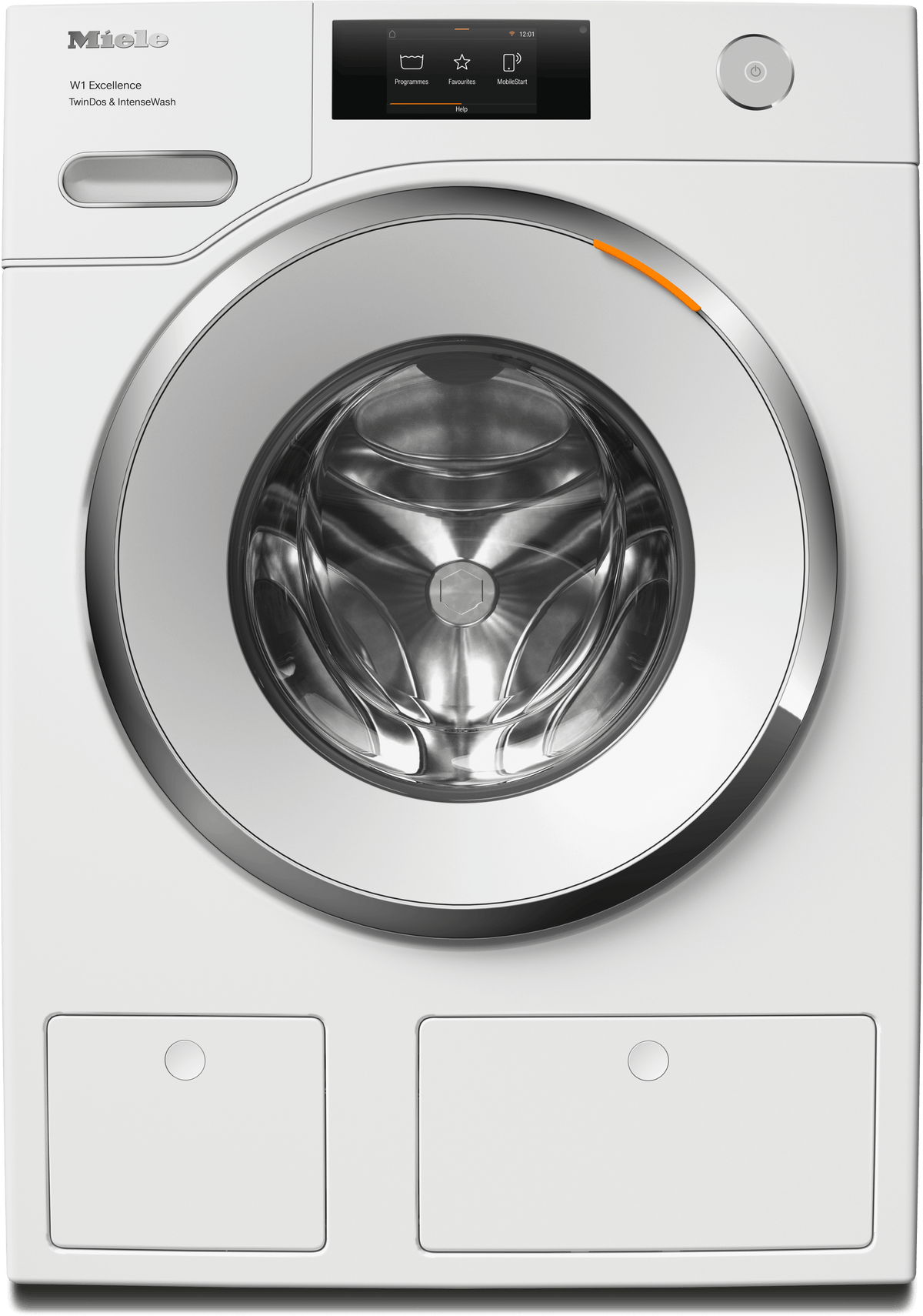 WXR860 WCS TDos & IntenseWash Lotus white - W1 front-loading washing machine: 8 kg 1600 rpm Auto Dosing IntenseWash Pre-Ironing SingleWash