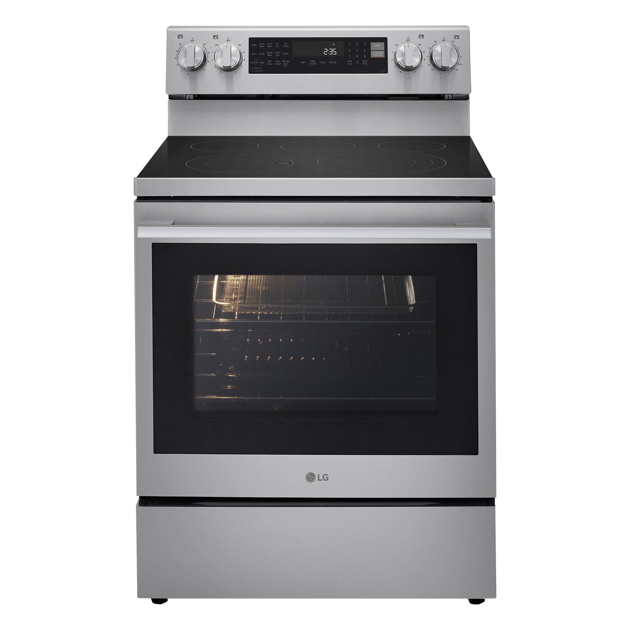 6.3 cu. ft. Smart Wi-Fi Enabled ProBake Convection® Electric Range with Air Fry & EasyClean®