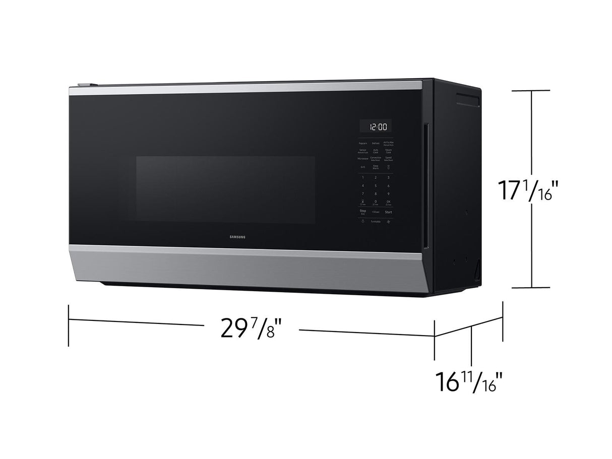 Bespoke Over the Range Microwave Air Fry Max Convection Auto Connectivity