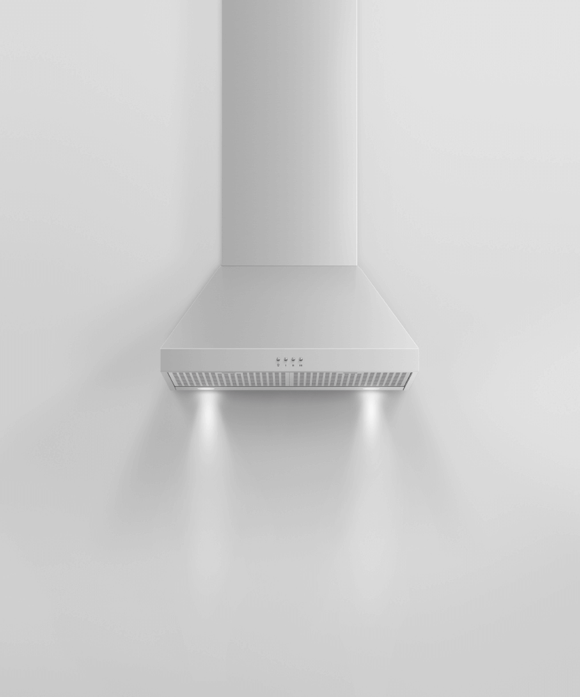 24" Series 7 Pyramid Chimney Wall Range Hood