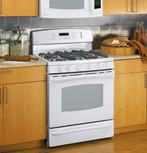 GE Profile 30" Free-Standing Gas Range with Baking Drawer