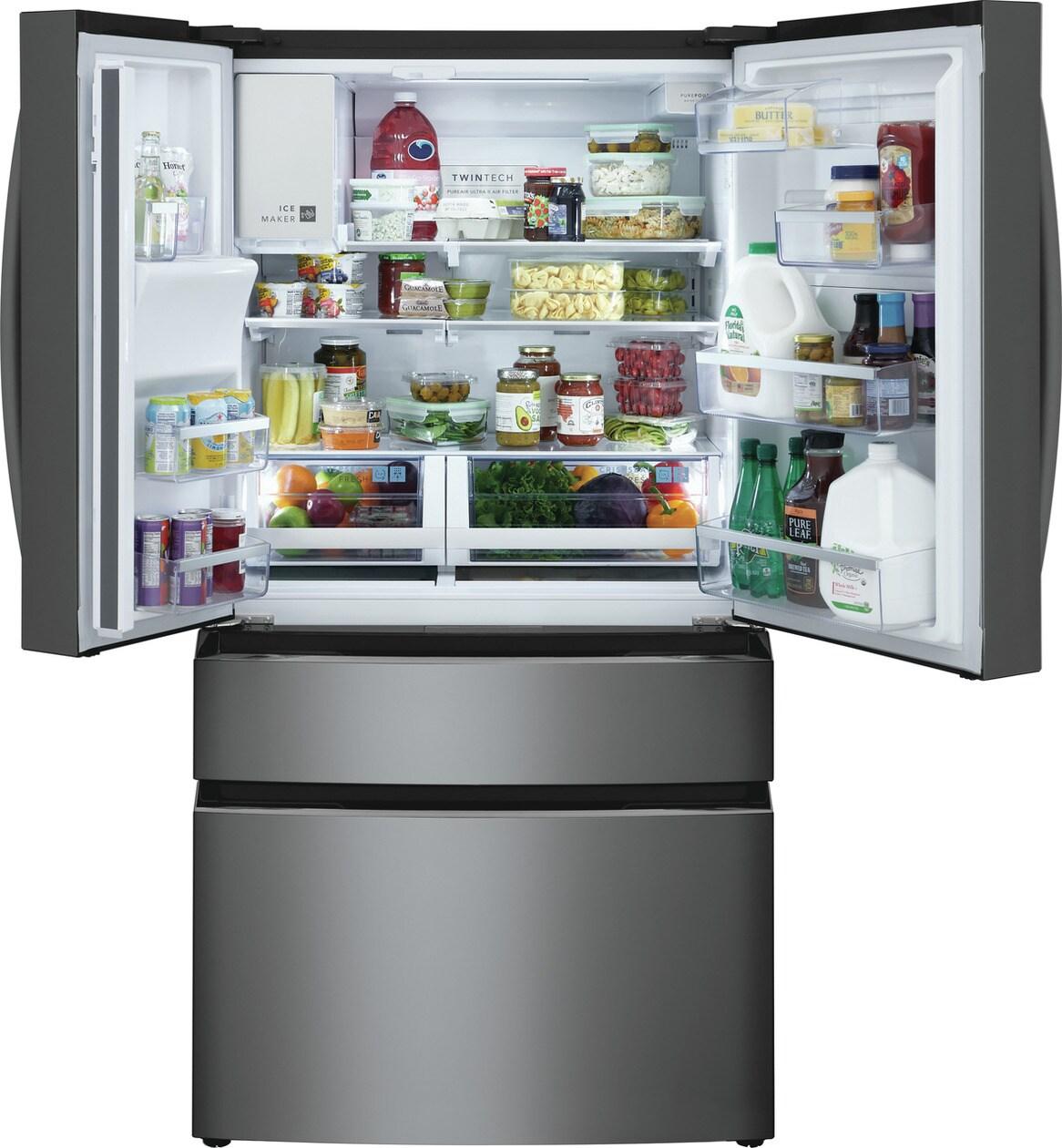 22 Cu. Ft. Counter-Depth 4-Door French Door Refrigerator