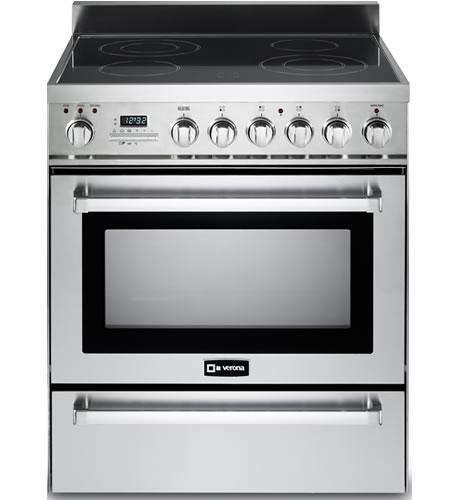 Stainless Steel 30" Self-Cleaning Electric Range with Warming Drawer