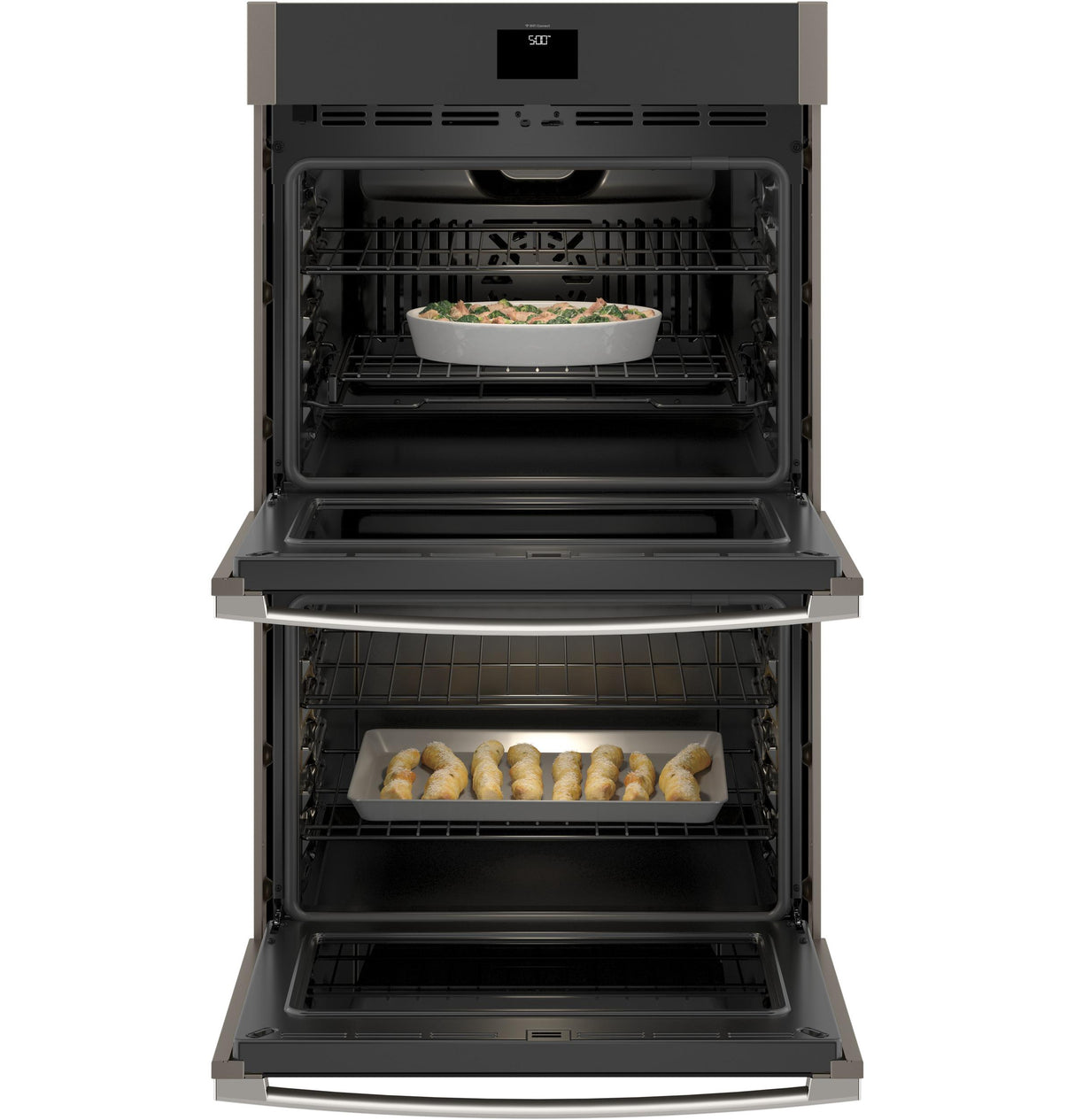 GE® 30" Smart Built-In Self-Clean Convection Double Wall Oven