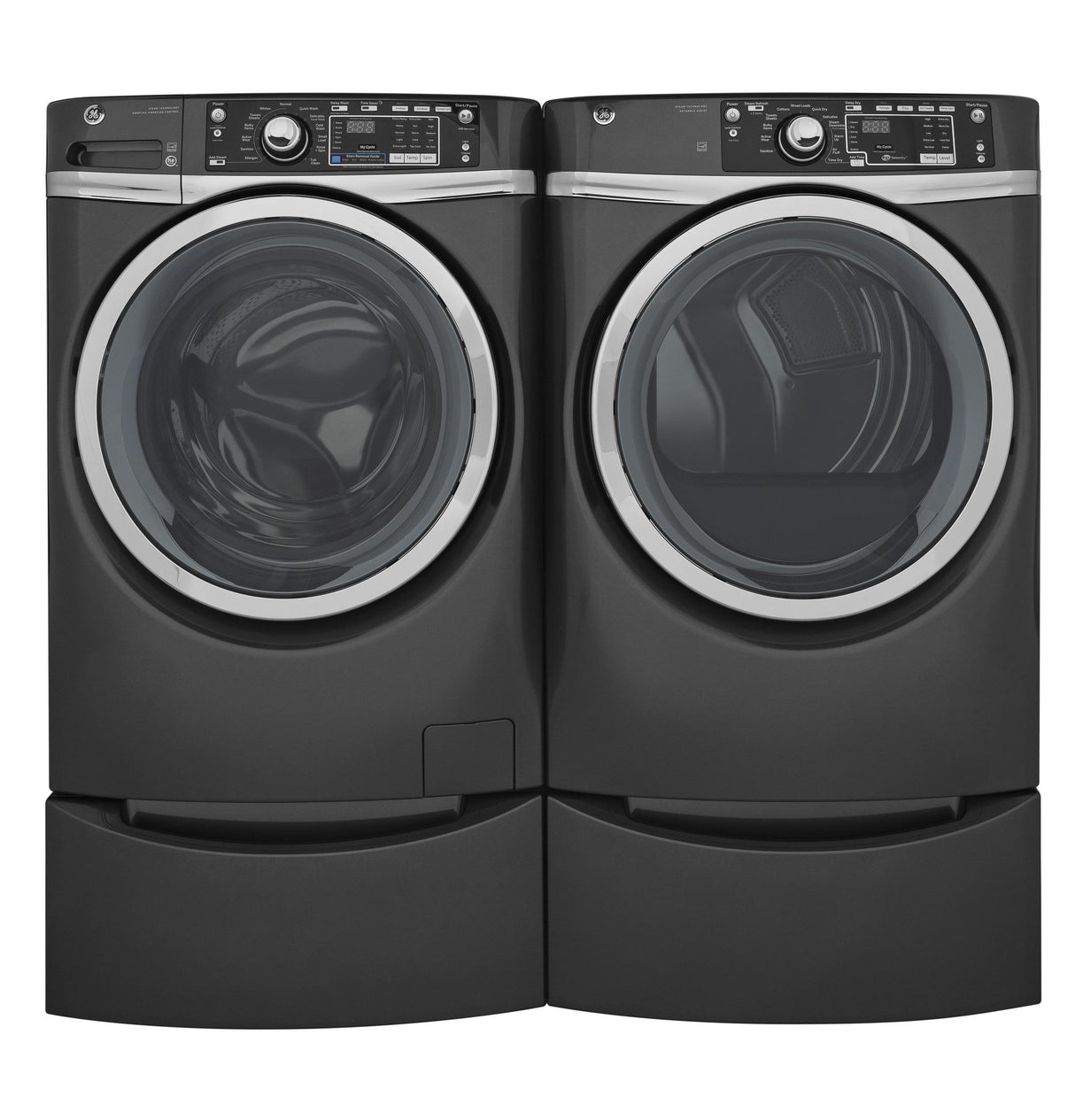 GE® 8.3 cu. ft. Capacity Front Load Gas ENERGY STAR® Dryer with Steam