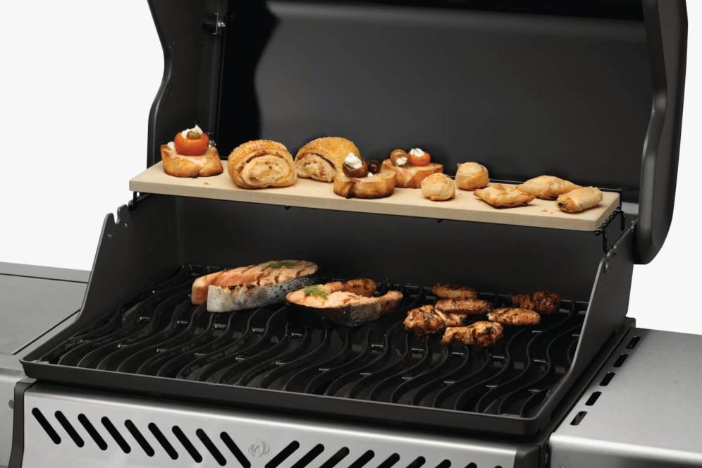 Warming Rack Baking Stone fits Rogue 425 and Larger Grills