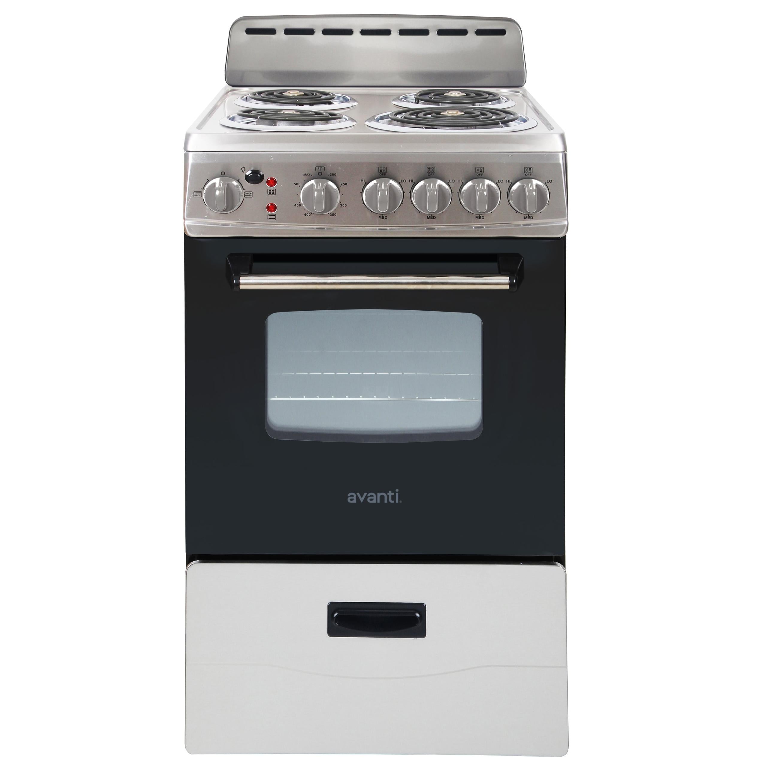 Avanti 20" Electric Range - Stainless Steel