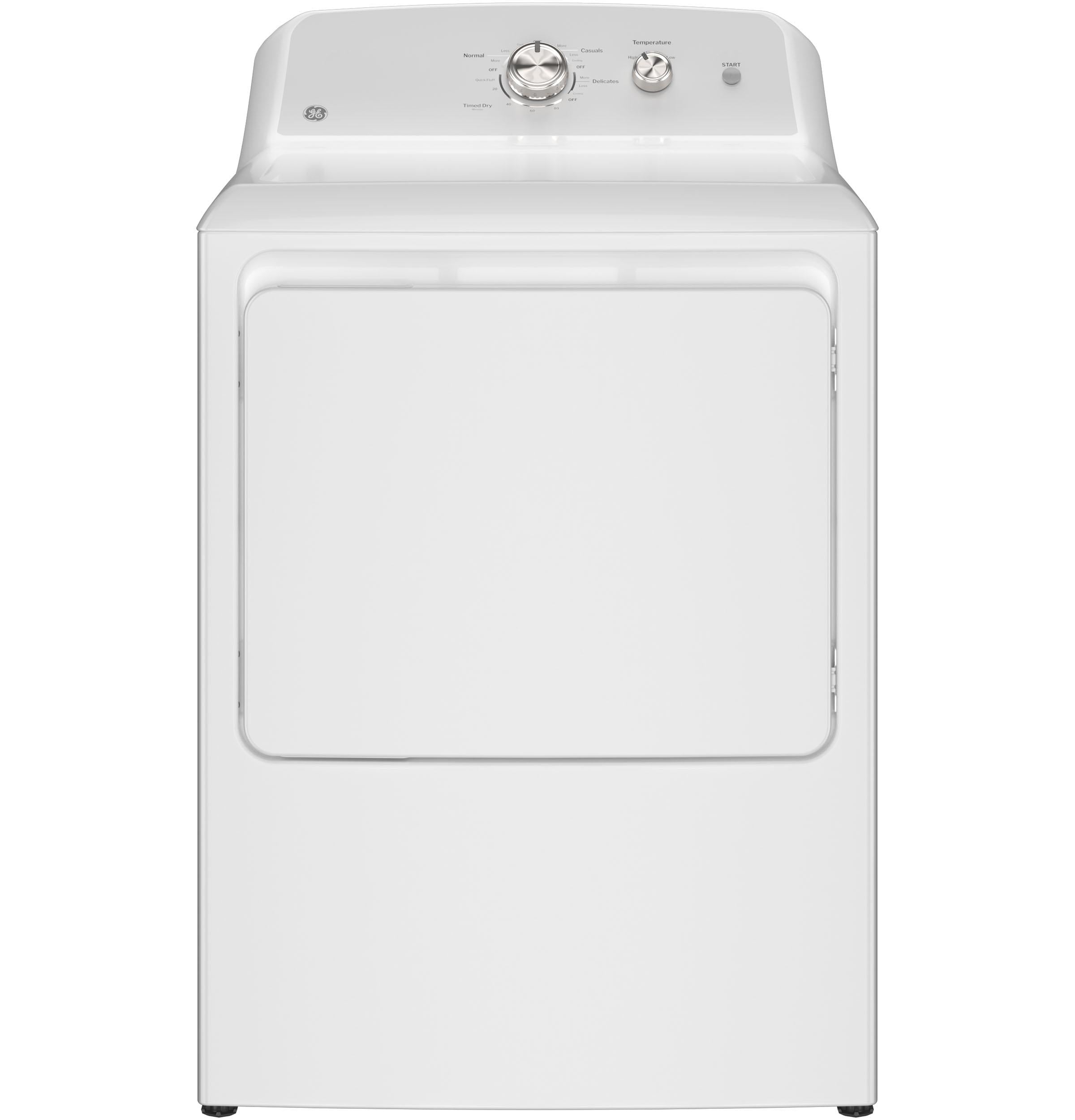 GE® 6.2 cu. ft. Capacity Gas Dryer with Up To 120 ft. Venting and Shallow Depth