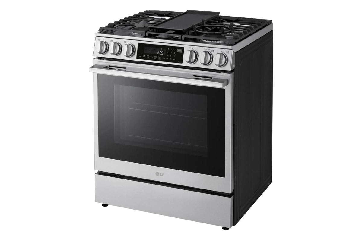 6.3 cu ft. Smart Gas Slide-In Range with InstaView®, ProBake Convection®, and Air Fry