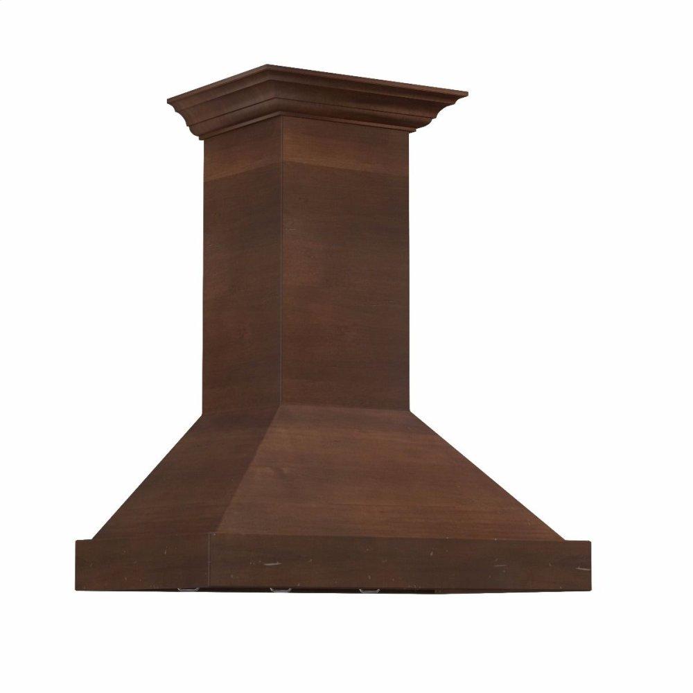 ZLINE 42" Designer Series Wooden Wall Range Hood with Crown Molding (KBRR-42)