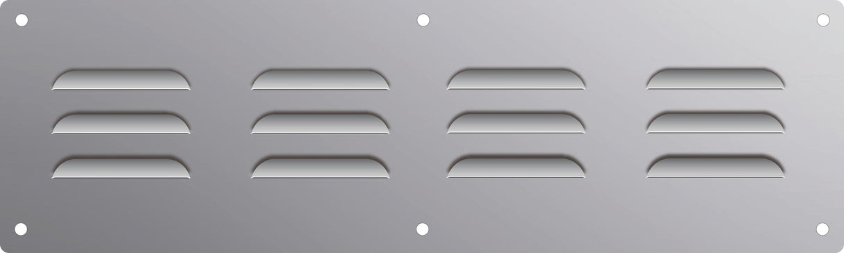 Set of 4 Stainless Steel louvered vent covers