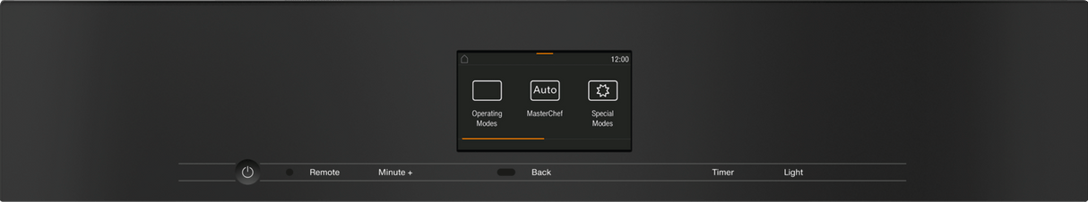 H 7640 BM AM Clean Touch Steel - 24" compact speed oven in a perfectly combinable design with automatic programs and roast probe.