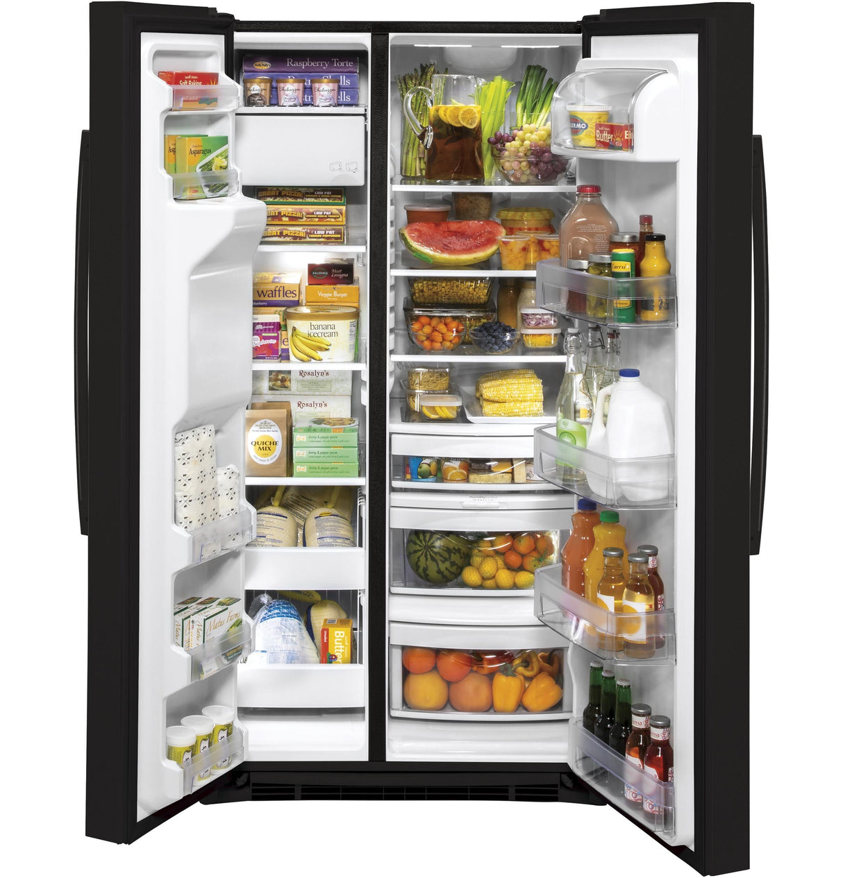 GE® 25.1 Cu. Ft. Side-By-Side Refrigerator