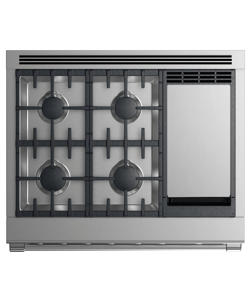 Gas Range, 36", 4 Burners with Griddle, LPG