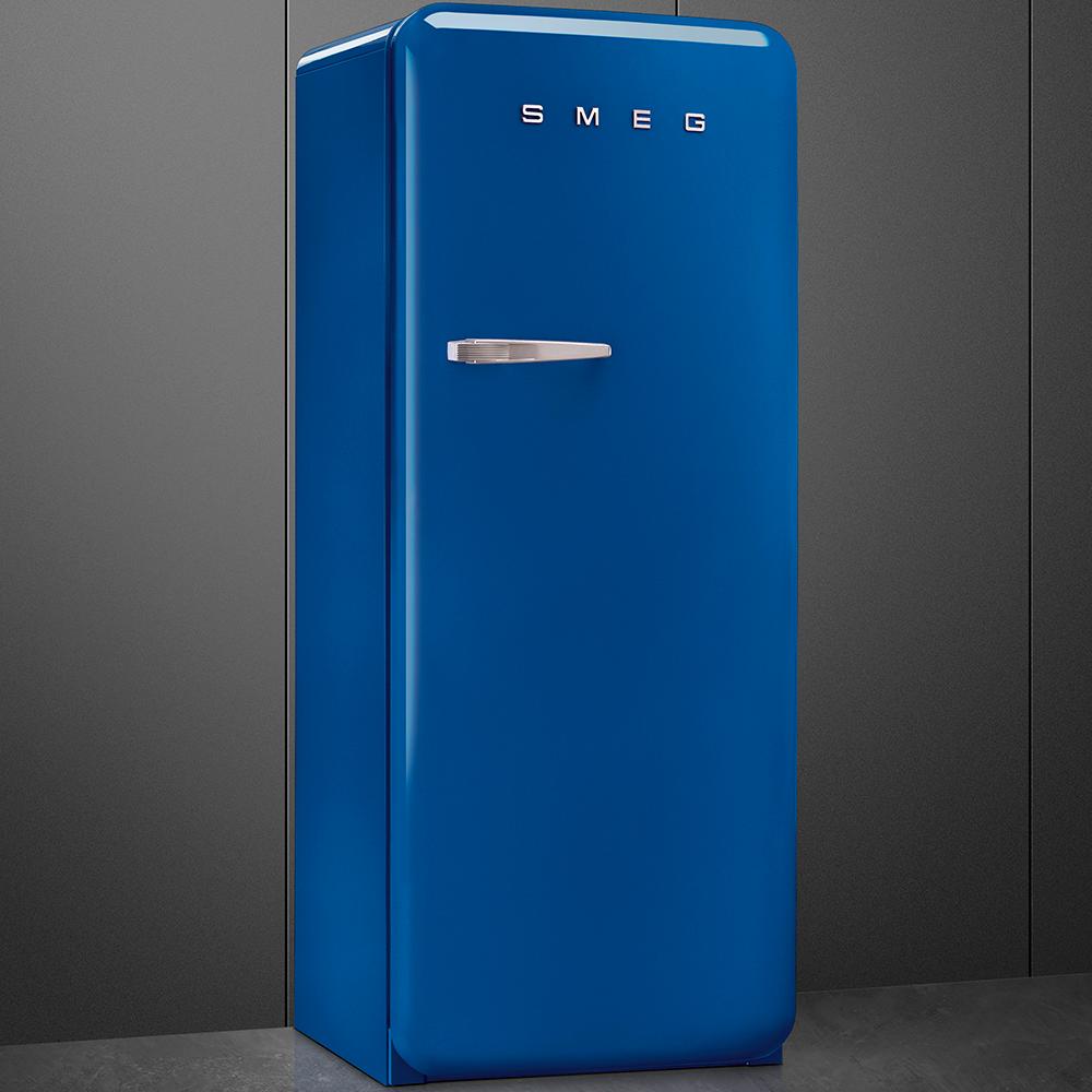 Approx 24" 50'S Style Refrigerator with ice compartment, Blue, Right hand hinge
