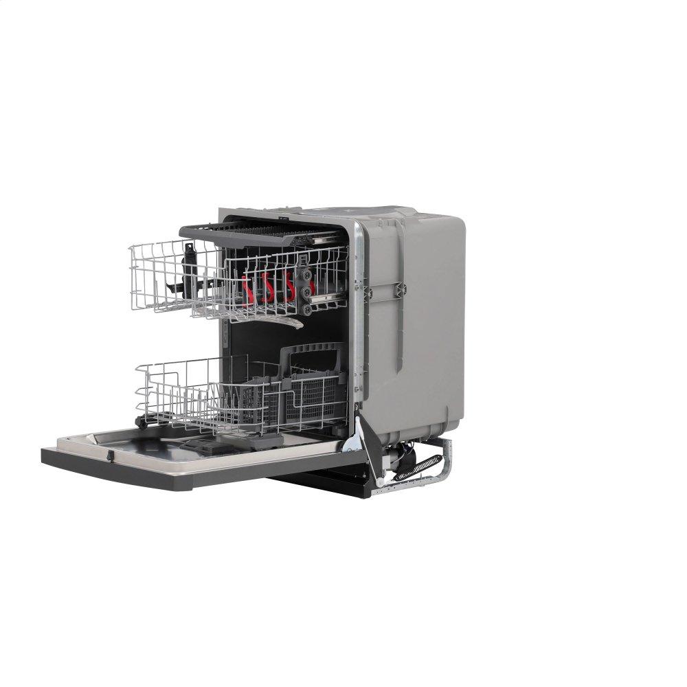 GE® Hybrid Stainless Steel Interior Dishwasher with Hidden Controls