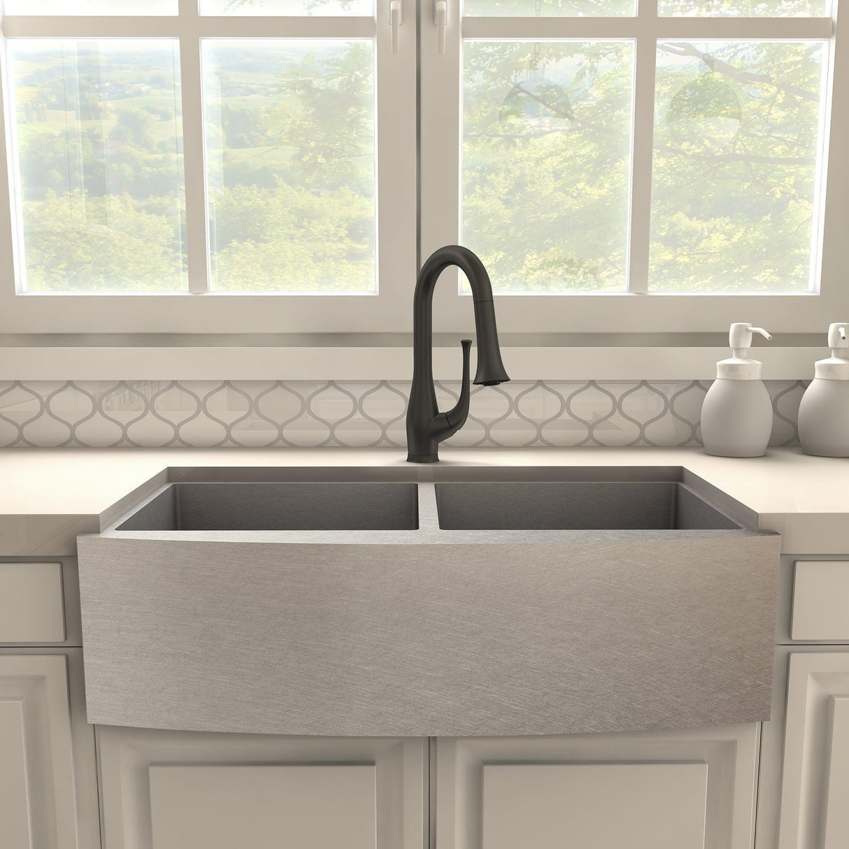 ZLINE Shakespeare Kitchen Faucet in Matte Black (SHK-KF-MB)