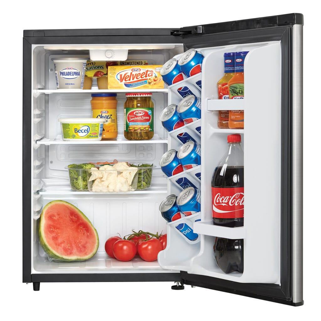 Danby 2.6 cu. ft. Compact Fridge in Stainless Steel Look