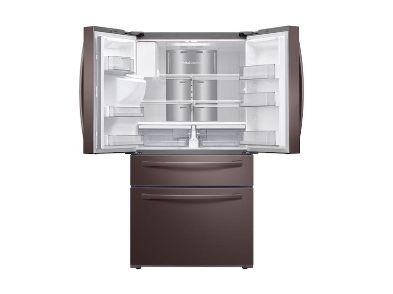 22 cu. ft. Counter Depth 4-Door French Door Refrigerator with Touch Screen Family Hub™ in Tuscan Stainless Steel