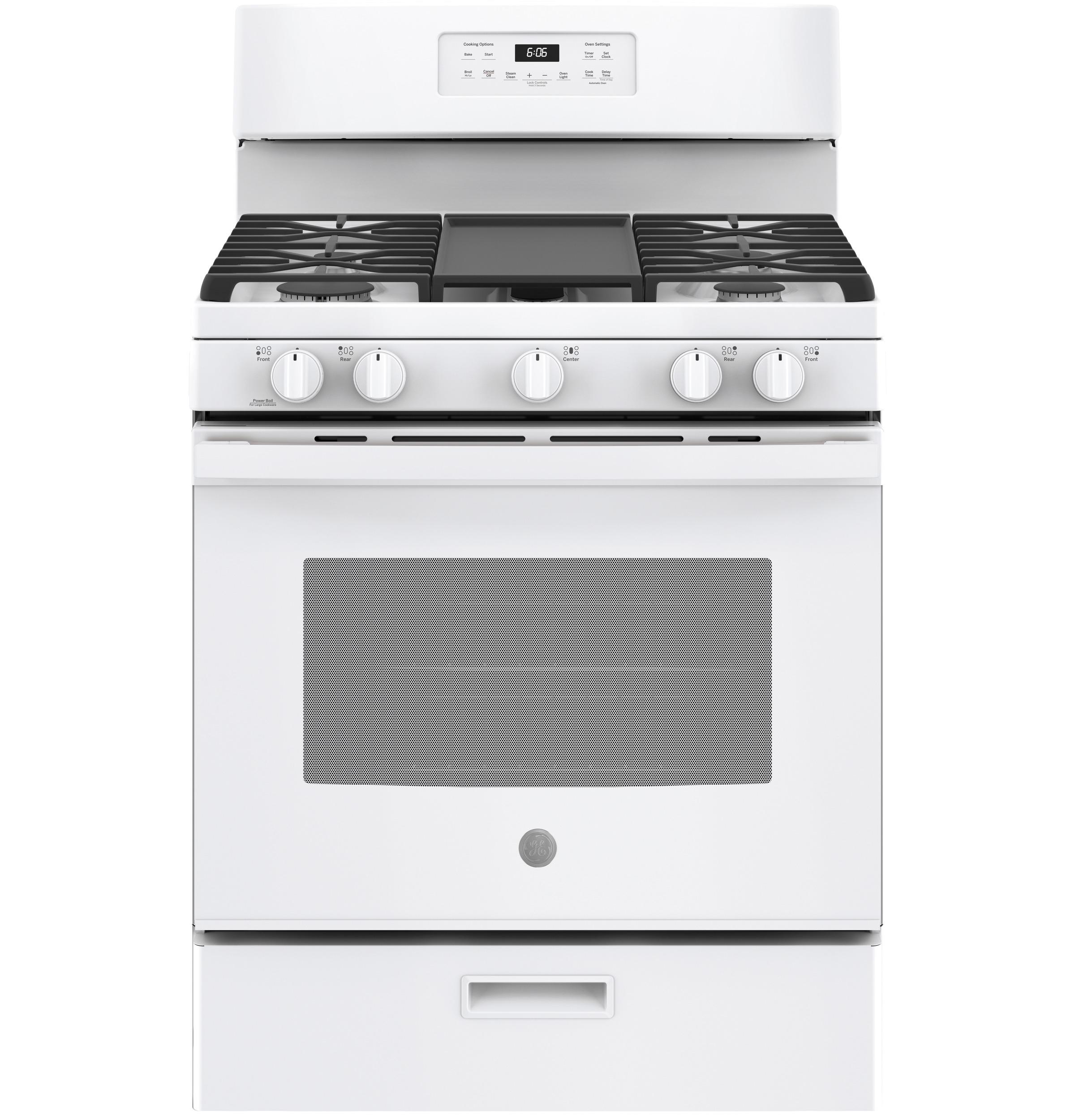 GE® 30" Free-Standing Gas Range