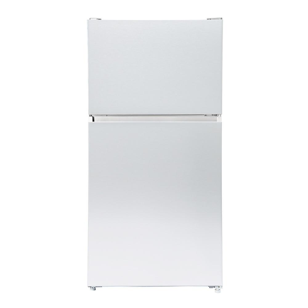 Verona VEFTF3021RWH 30 inch Top Freezer Refrigerator with 21 cu. ft. Total Capacity, Reversible Doors, Recessed Handle, Energy Star (White)
