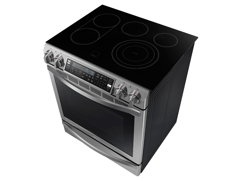 5.8 cu. ft. Slide-In Electric Chef Collection Range with Flex Duo Oven