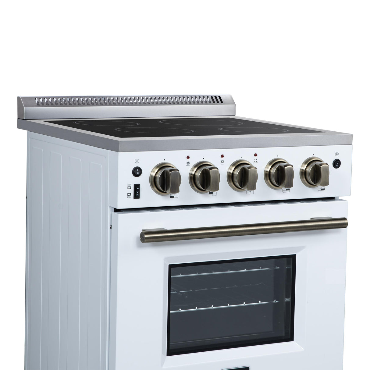 Forno Loiano 24 Inch Freestanding Electric Range in White