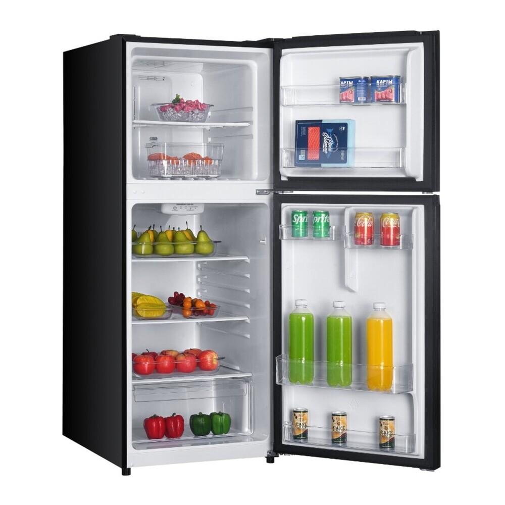 Verona VEFTF2412RBK 24 inch Top Freezer Refrigerator with 12 cu. ft. Total Capacity, Reversible Doors, Recessed Handle, Energy Star (Black)