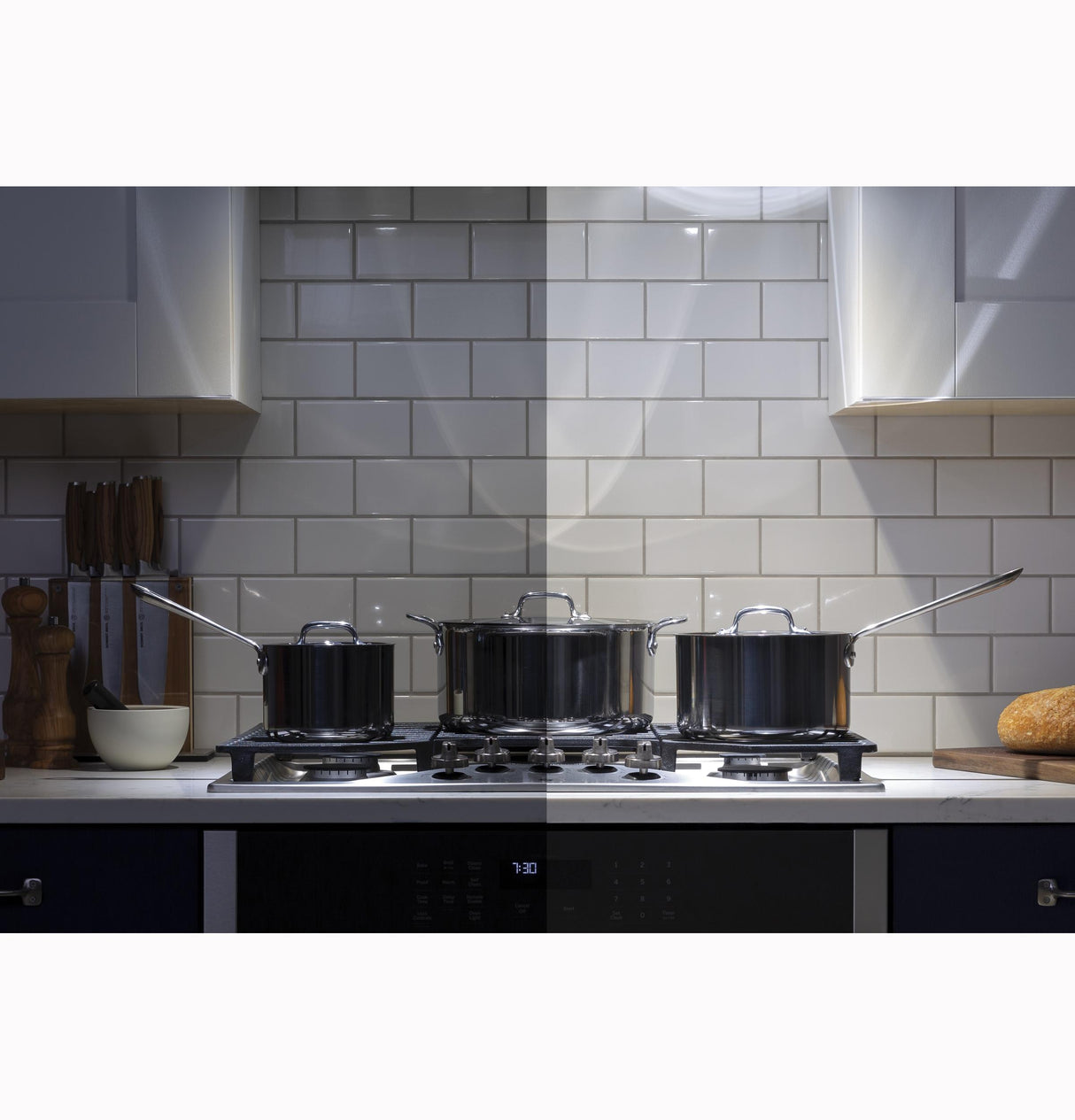 Café™ 36" Wall-Mount Glass Canopy Chimney Hood