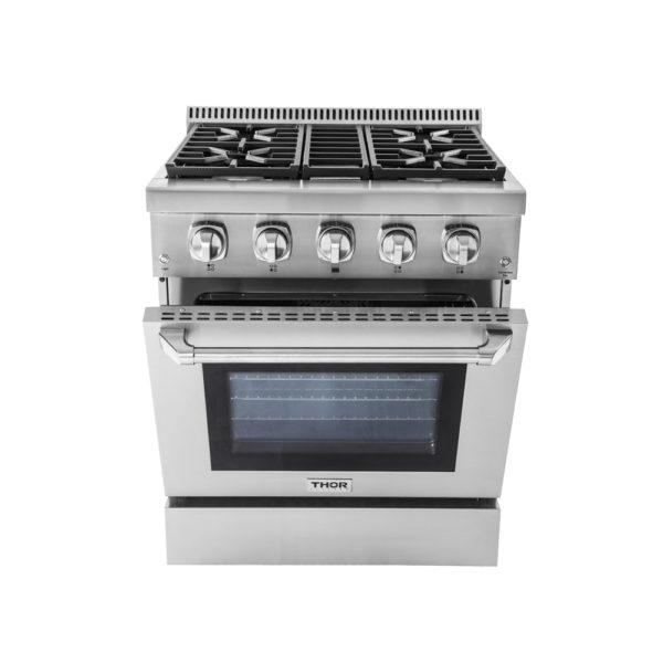30 Inch Professional Dual Fuel Range In Stainless Steel