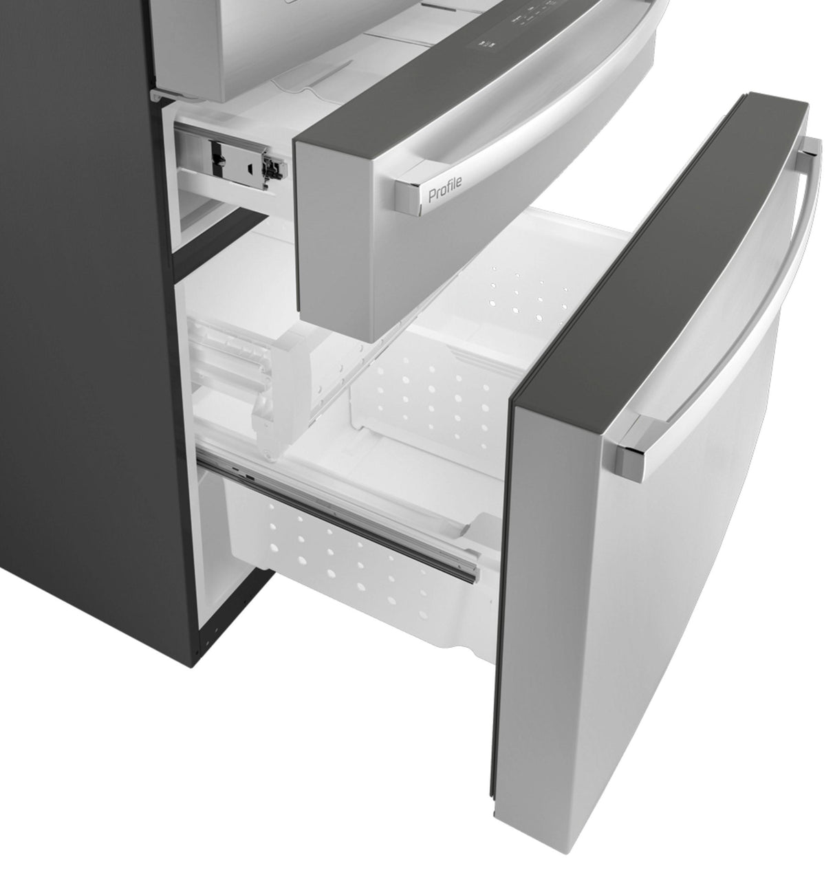 GE Profile™ ENERGY STAR® 22.4 Cu. Ft. Smart Counter-Depth 4-Door French-Door Refrigerator with Kitchen Assistant™