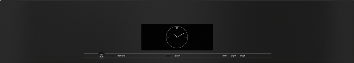 H 7880 BPX Obsidian Black matte - 30" handleless oven in a combinable design with wireless precision probe.
