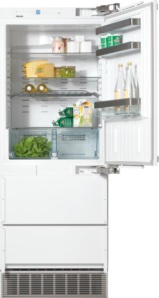 KFN 9855 iDE - PerfectCool fridge-freezer maximum convenience thanks to generous large capacity and ice maker.
