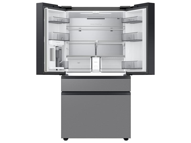Bespoke 23 cu. ft. Counter Depth 4-Door French Door Refrigerator with Inner Beverage Center™ & FlexZone™ Drawer in Stainless Steel