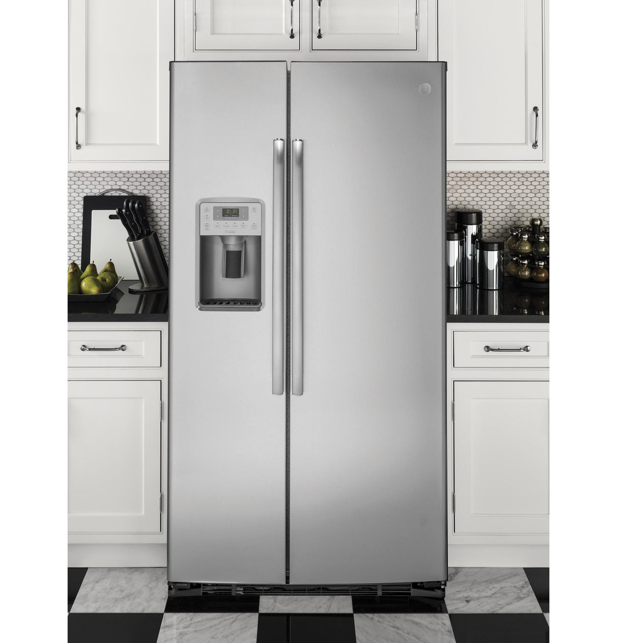 GE Profile™ Series 21.9 Cu. Ft. Counter-Depth Side-By-Side Refrigerator