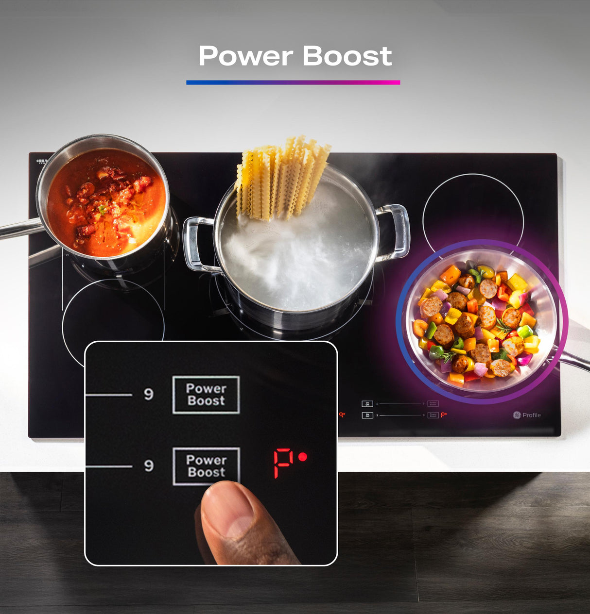 GE Profile™ ENERGY STAR® 30" Built-In Touch Control Induction Cooktop