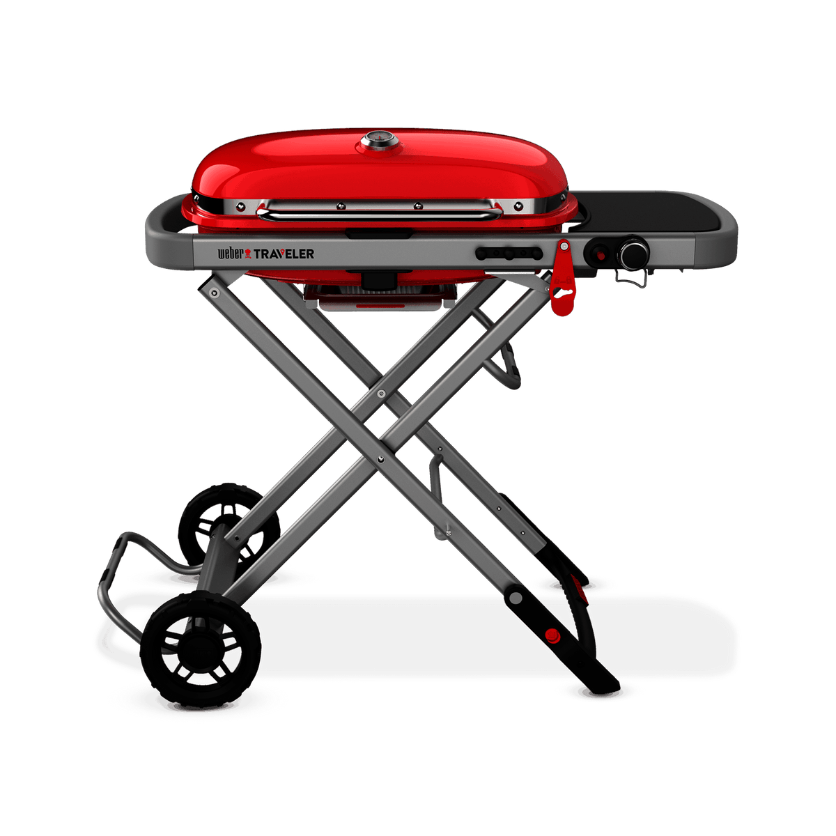 WEBER 9030001 Weber Traveler® Portable Gas Grill - Red – Park Ave