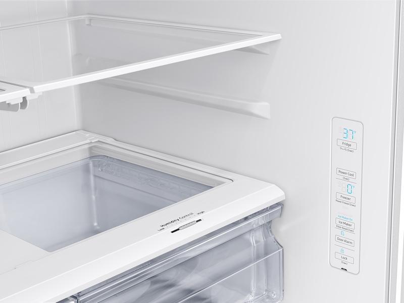 28 cu. ft. Large Capacity 3-Door French Door Refrigerator in White