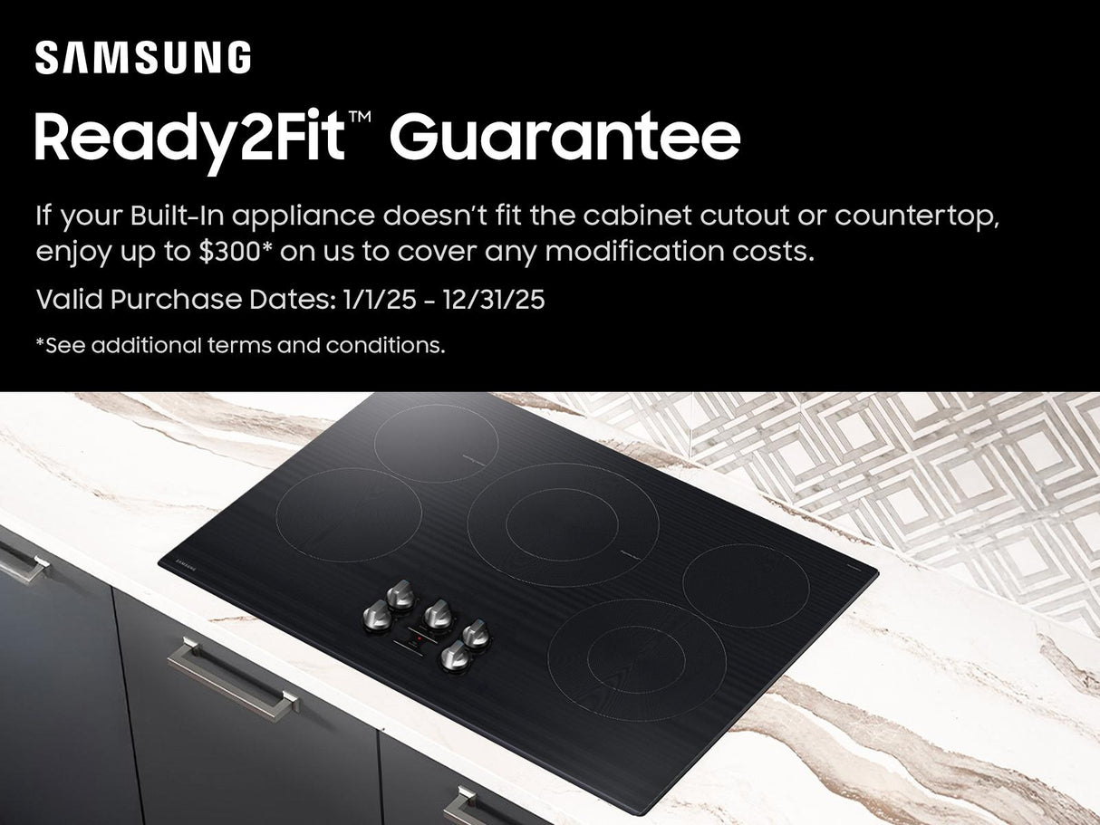 30" Electric ENERGY STAR ® Certified Cooktop with Illuminated Knobs