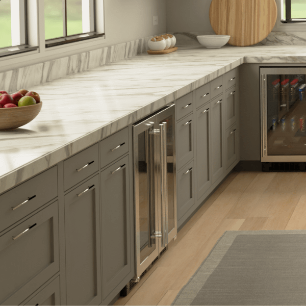 15-In Built-In Clear Ice Machine With Factory-Installed Pump with Door Style - Stainless Steel Frame Glass