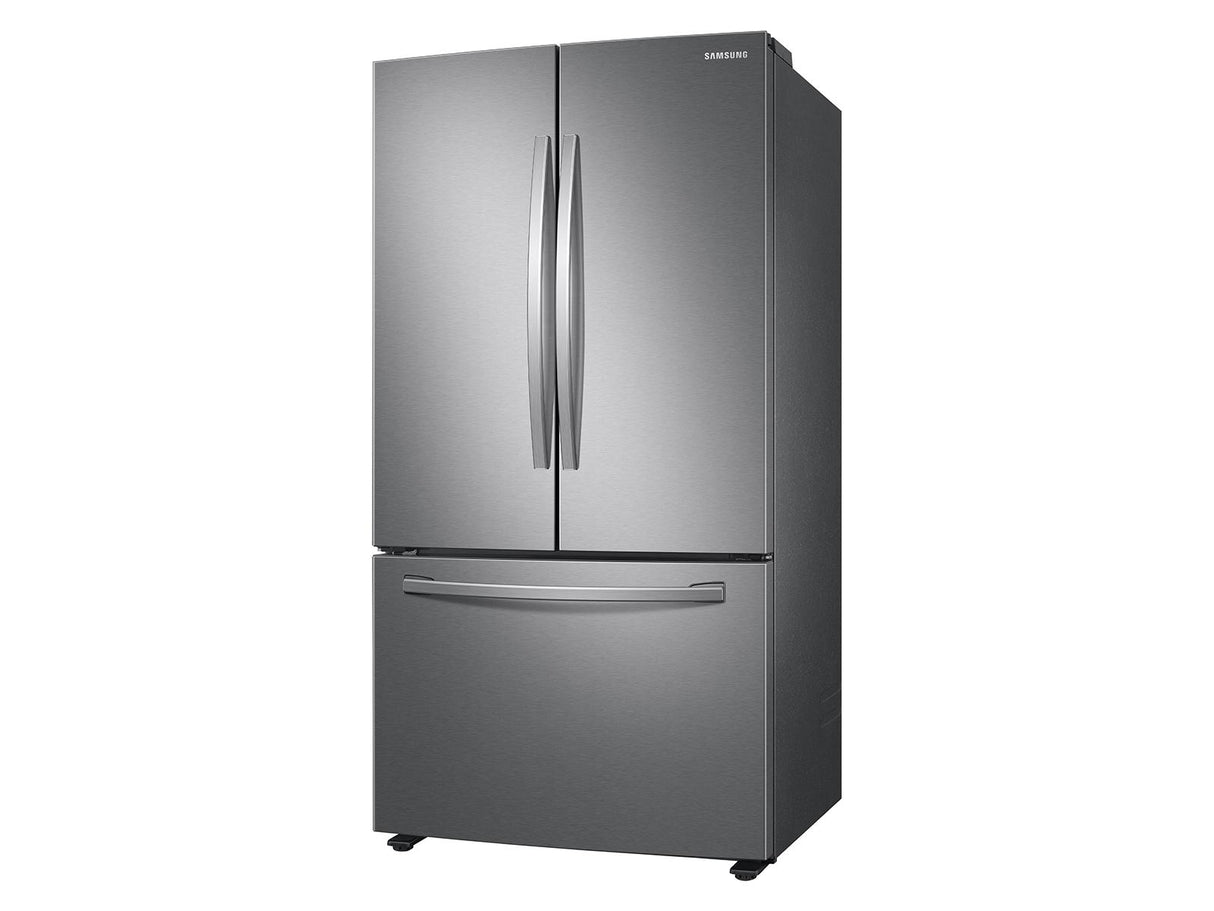 28 cu. ft. Large Capacity 3-Door French Door Refrigerator with AutoFill Water Pitcher in Stainless Steel
