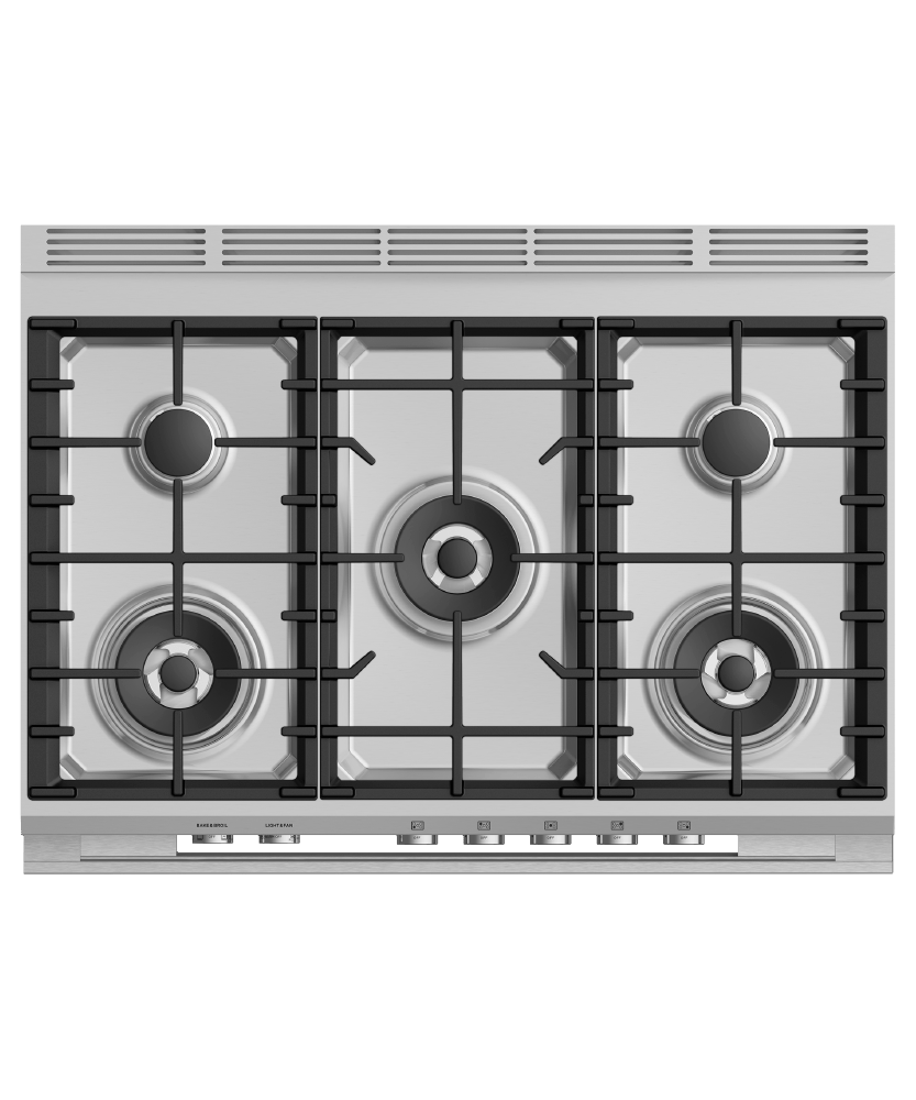 36" Series 7 Contemporary 5 Burner Gas Range