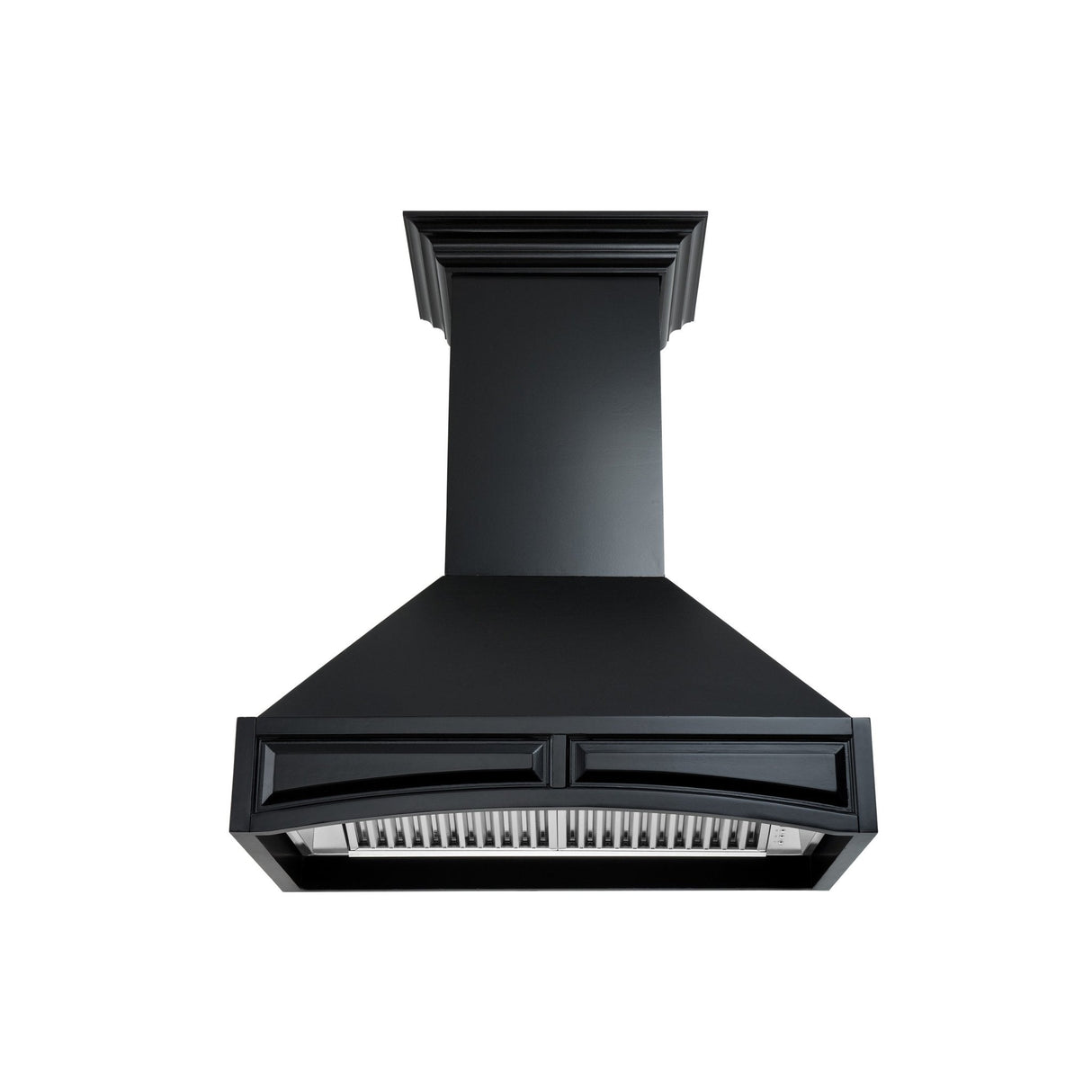 ZLINE Wooden Wall Mount Range Hood in Black - Includes Motor (321CC)