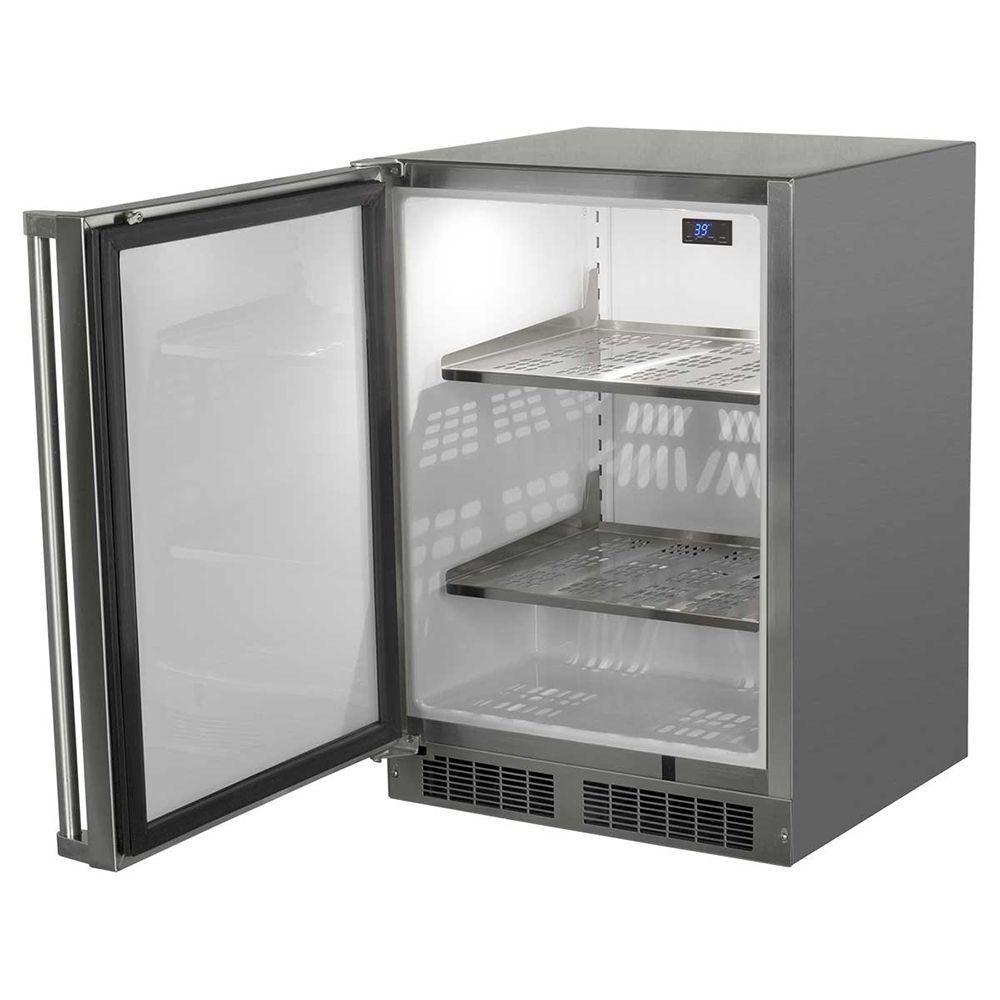 24-In Outdoor Built-In All Refrigerator with Door Swing - Left