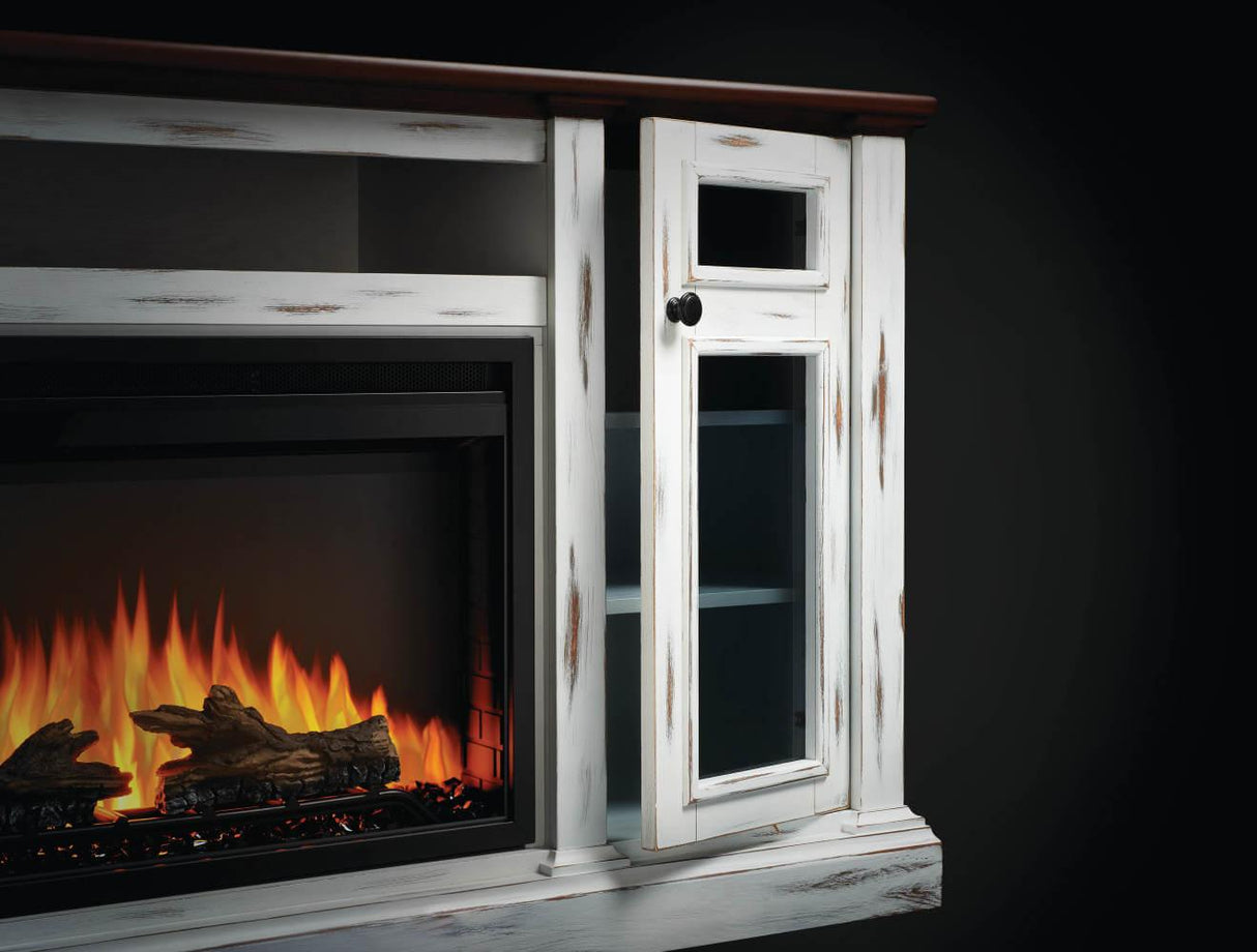 The Charlotte Electric Fireplace Media Console