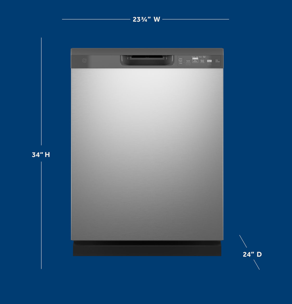GE ENERGY STAR Dishwasher with Front Controls
