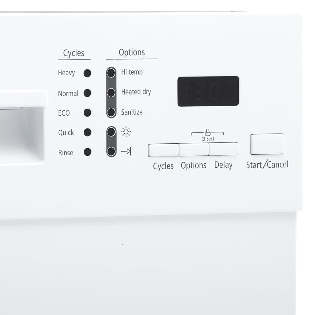 Danby 18 Wide Built-in Dishwasher in White