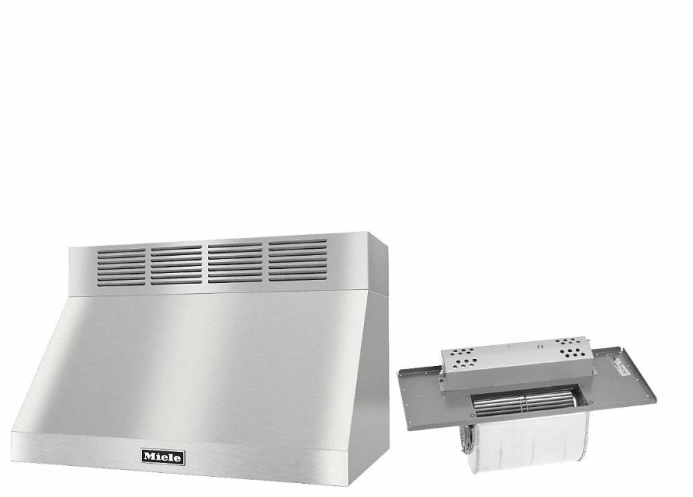 DAR 1230 Set 1 Wall-Mounted Range Hood With Circulation Mode with integrated XL motor without chimney cover.