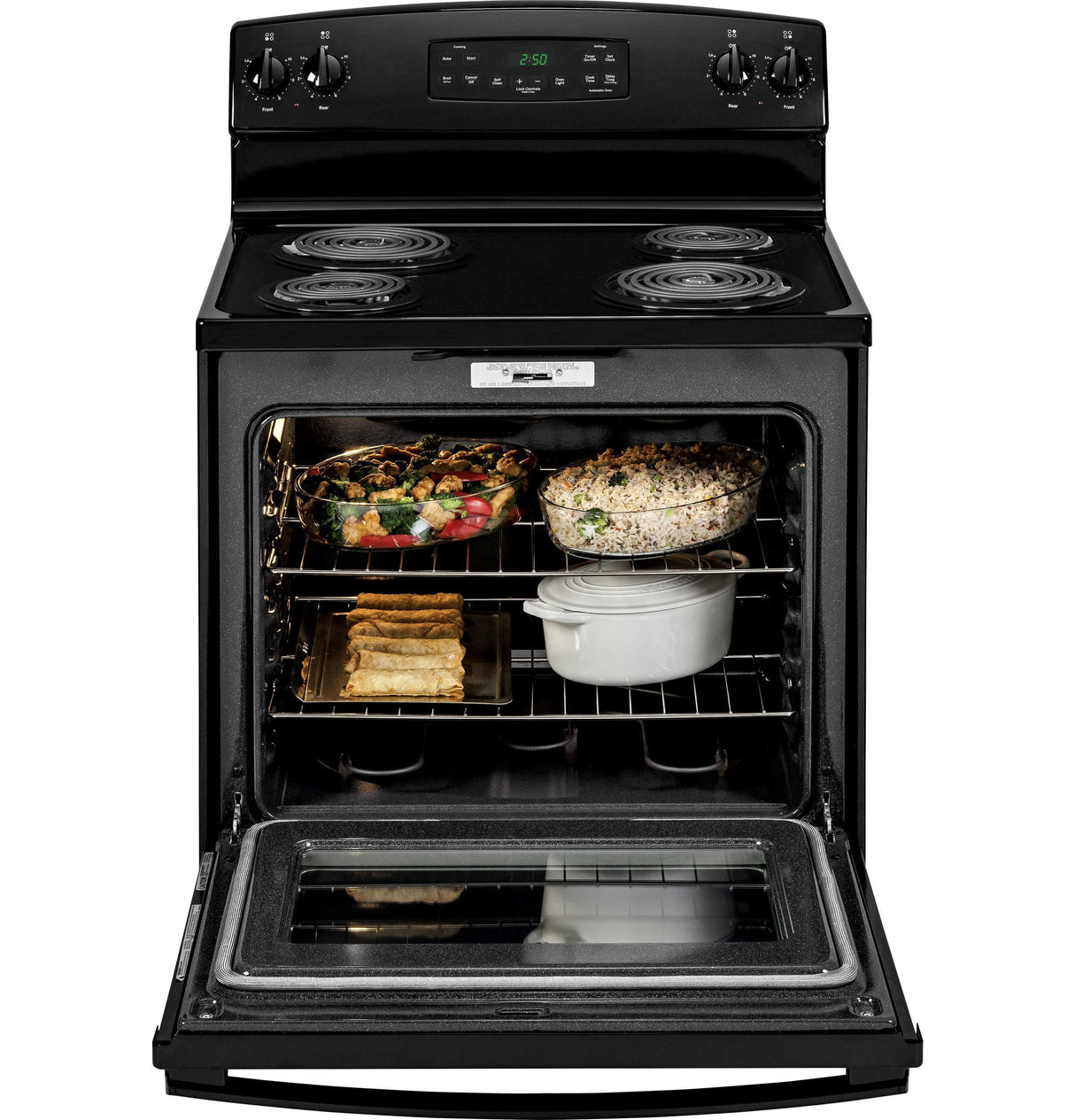 GE® 30" Free-Standing Electric Range
