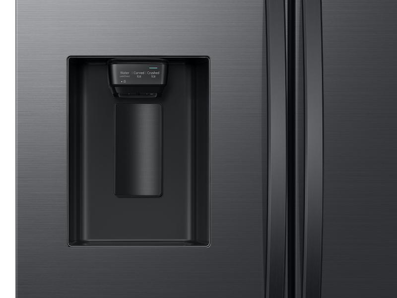 30 cu. ft. Mega Capacity 4-Door French Door Refrigerator with Four Types of Ice in Matte Black Steel